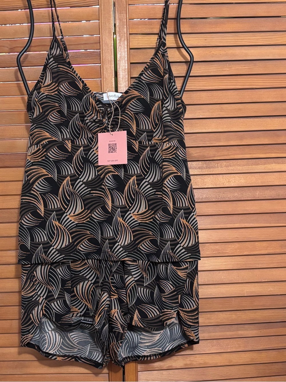 Noflik 2 -piece cami and shorts pajamas set